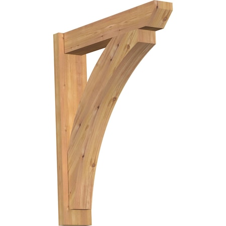 Ekena Millwork Thorton Slat Smooth Outlooker, Western Red Cedar, 5 1/2"W x 26"D x 32"H OUT06X26X32THR06SWR